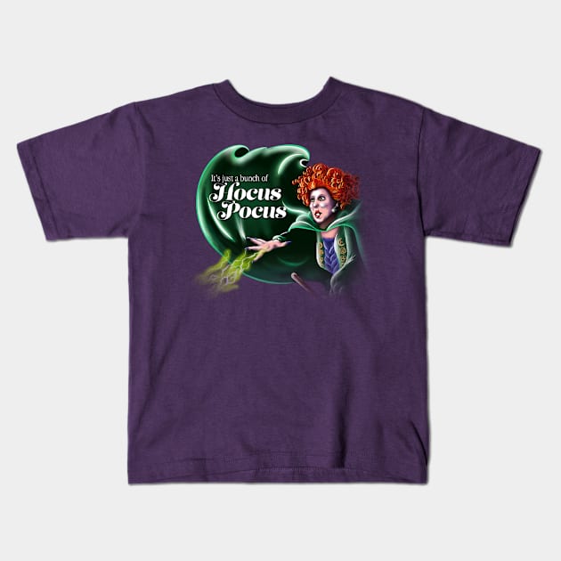 It's just a bunch of Hocus Pocus! Kids T-Shirt by steverodgers